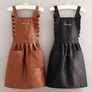 Waist Tie Wear-resistant Wide Application Women Men Kitchen Apron Chef Workwear Baking Apron Household Supplies