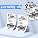 100 pcs Phomemo A6 Size Shipping Labels 100x150mm Thermal Label Stickers Roll for PM-241BT/D520/246S Waybill Printer Labeler