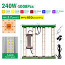 Full Spectrum LED Grow Light 240W 320W 400W SMD3030 Foldable LED Grow Light For Greenhouse Flower Seedling Grow Tent Hydroponic
