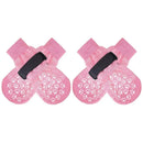 4Pcs/set Anti Slip Dog Socks with Straps Traction Control for Indoor on Hardwood Floor Wear Pet Paw Protector for Small Dogs Pet