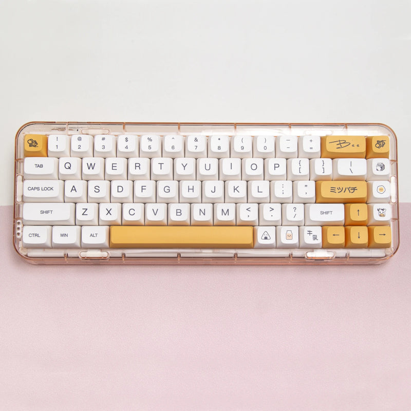 XDA Keycap GMK Soy Milk Plastic Iceberg EVA PBT Dye Sublimation Keycaps For Mx Switches Gaming Mechanical Keyboard XDA Key Caps