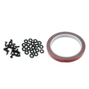 2pcs Gloss Black/Carbon fiber MP Style Side Skirt Extension For BMW F15 X5 F85 X5M F16 X6 F86 X6 M