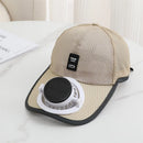 The Sun Weaver | Solar-Powered USB Cooling Cap with Adjustable Airflow