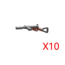 WWII Military Building Blocks Accessories Soldier Figures Weapons Box Rifle Submachine Gun AKM Shield Mini Brick Toy K003 Gift