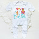 My 1st Easter Baby Bodysuit Babygrow Sleepsuit Rabbit Print Baby Coming Home Hospital Outfit Clothes Infant Easter Party Romper