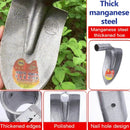 Household Thickened All Steel Hoe Soil Digging Vegetable Planting Large Hoe Weeding Outdoor Tools All Steel Hoe
