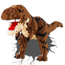 4 neue Balody Dinosaurier-Blöcke, klassischer Cartoon-Anime-Diamant-Bausteine, Triceratops-Modell, Tyrannosaurus Rex Bausteine Spielzeug