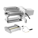 SucceBuy Electric Fresh Pasta Maker Machine Stainless Steel Noodle Rollers Cutter Slicer for Cutting Home Appliance