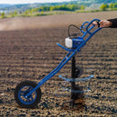 63CC Hole Punch Ground Drill Pit Digger 2.2KW Gasoline Hand Push Agriculture Forestry  Digging Machine Two Color Available