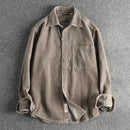 The Corduroy Archive | Men's Cotton Corduroy Long-Sleeve Overshirt