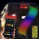 Auto-LED-Matrix-Pixel-Panel DIY RGB-Beleuchtung Graffiti Laufschrift Windschutzscheiben-Werbebildschirm Bluetooth APP-Steuerung