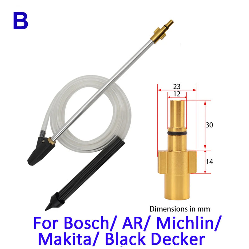 Pressure Washer SandBlasting Kit Wet Sandblaster Lance Nozzle for Karcher Huter Interskol Lavor Parkside High Pressure Washer