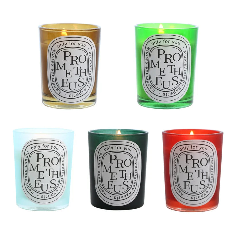 Multi-color Aromatherapy Candle Wedding Return Companion Gift Fragrance Handmade Soy Wax European Romantic Candle Lamp