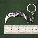 Valorant Weapon Keychain Reaver Karambit Vandal Prime Champions Skins Samurai Sword Pocketknife Weapon Model Gifts Toys for Boys