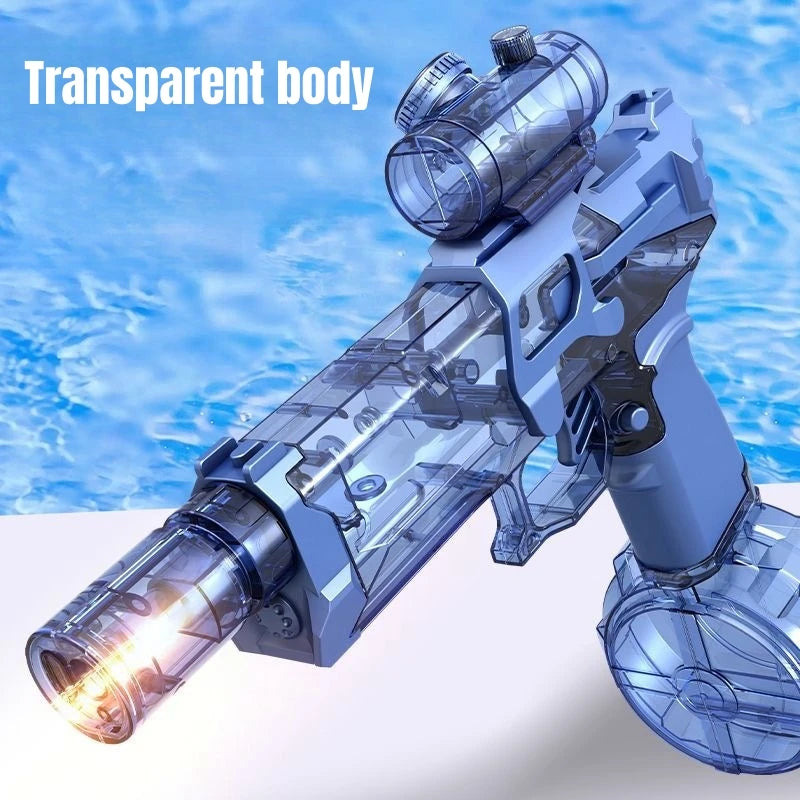 Children High Pressure Electric Water Gun Toys Summer Outdoor Beach Pool Garden Fight Games Kids Automatic Bursts Watergun Gifts