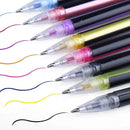12 24 36 48Colors Gel Pens Set Glitter Gel Pen For Adult Coloring Book Journals Drawing Doodling Kids Sketching Painting Drawing