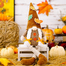 Fall Gnome Pumpkin Sunflower Swedish Nisse Elf Dwarf Plush Ornaments Decorations For Home Party Autumn Thanksgiving Decor Gift