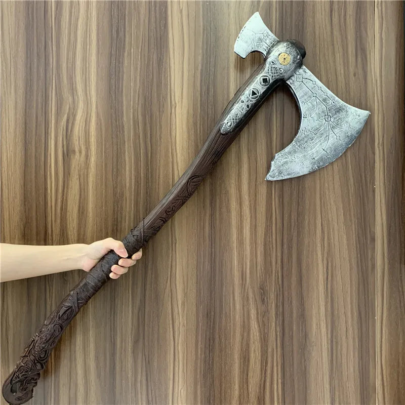 1:1 God of War 4 Cosplay War Beast Axe Leviathan Pirate Ghost Axe Prop Weapon Role Playing Cos Axe PU Weapon Model Toy Prop