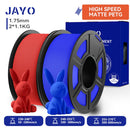 JAYO 2 Rolls 3D High Speed Matte PETG/PETG Filament 1.75mm 600mm/s Print Range High Flow Speedy PETG 3D Printer Filament for 3D