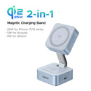 UGREEN Qi2 25W 15W Magnetic 2-in-1 Wireless Charger Stand Fast Charging Stand Magsafe Charger For iPhone 16 17 Series