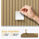 6/12PCS DIY Wall Decorative High Density Innovative Equilateral Cork Board Postcard Cork Board Bulletin Message Pin Board Bulletin Board For Home Decor Office School Decor