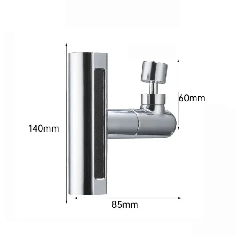 New 4 Modes Waterfall Kitchen Faucet Universal 720° Swivel Spout Sprayer Bathroom Basin Water Tap Extender Rainfall Sink Mixer