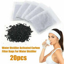 20pcs Activated Charcoal Carbon Filter Sachets Replacement Water Filter Cartridges|for Water Distiller Purify Water