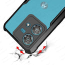 For Motorola Edge 40 Neo Case Acrylic Transparent Armor Shockproof Cover On Moto Rola Edge40 40Neo Edge40Neo 5G Protection Coque