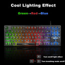 K87 Wired 87 Keys Mechanical Gamer Keyboard Gaming Keyboard Rgb Backlit For Desktop Pc Computer Gamer