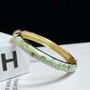 Beijing Cloisonne Bracelet Enamel Bracelet Fine Small Flower Ethnic Style Jewelry Handmade Scenic Spot Hot Girl Retro