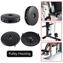 50-160mm Gym Bearing Pulley Wearproof Nylon Bearing Pulley Wheel Cable Universal Fitness Gum Bearing Pulley Fitness Equipment
