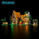 Hprosper LED-Licht für 43242 Disney Schneewittchen und das Häuschen der sieben Zwerge Lampe mit Batteriebox (Keine Lego Bausteine)