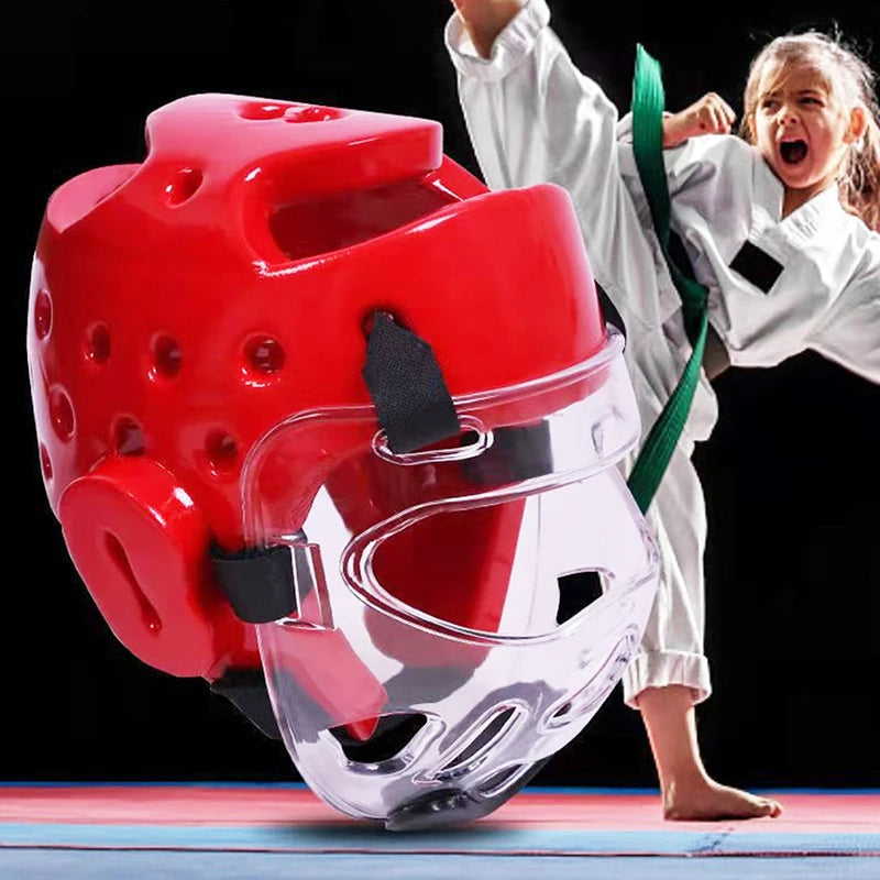Adult Children's Professional Taekwondo Helmet Boxing Gym Free Fighting Training Protector for Thai Boxing Karate Headguard