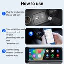 2026 NEW Wired to Wireless CarPlay and Android Auto 2 in 1 Mini Adapter 5GHz WiFi5 for 99% Original Wired CarPlay/Auto Cars