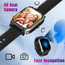 XUESEVEN KOM8 4G LTE HD Dual-Kamera Smartwatch Gesichtserkennung GPS SIM-Karte Google Play Store Bezahlfunktion Herrenuhr Telefon