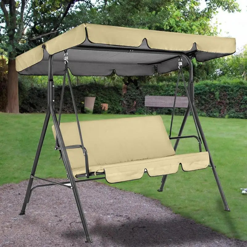 Canopy Swings Top Rain Cover Garden Courtyard Outdoor Swing Seat Hammock Waterproof Roof Canopy Replacement Swing Chair Awning