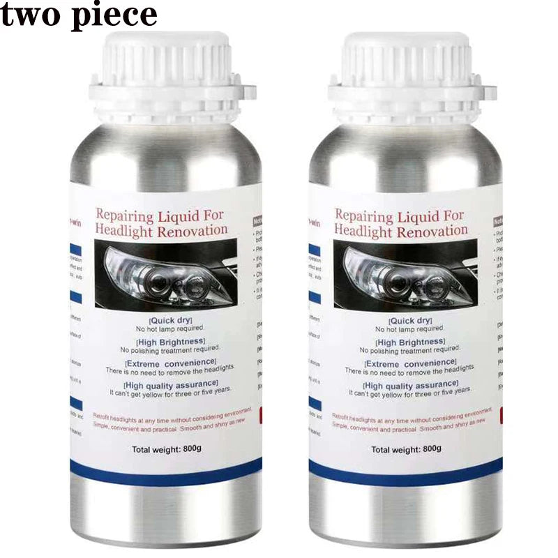 800ML Car Headlight Repair Fluid Headlight Polishing Restoration Chemical Polishing The Headlights