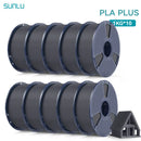 SUNLU PLA PETG PLA Plus Filaments 10 Rolls 3D Filament 1KG/roll 1.75mm 100% Filament Lines Up Neatly For 3D Printing From EU US