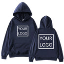 Hoodies Anime New Custom Hoodies Diy Logo Image Print Clothing Customized Sport Casual Sweatshirt Hoodie Pullover Size Xs-4Xl