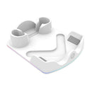 Charging Dock for Meta Quest 3S VR Headest Fast Charging Station W/ RGB Light Charging Stand for Meta Quest 3S/Quest 3/Quest 2