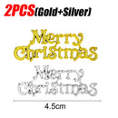 New Merry Christmas Letter Hanging Sign Xmas Tree Door Window Pendant Listing Ornaments New Year Party Home Decoration Supplies