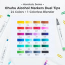 The Pigment Atelier | Ohuhu Honolulu Alcohol Marker Set, Refillable Dual-Tip (24–320 Colors)
