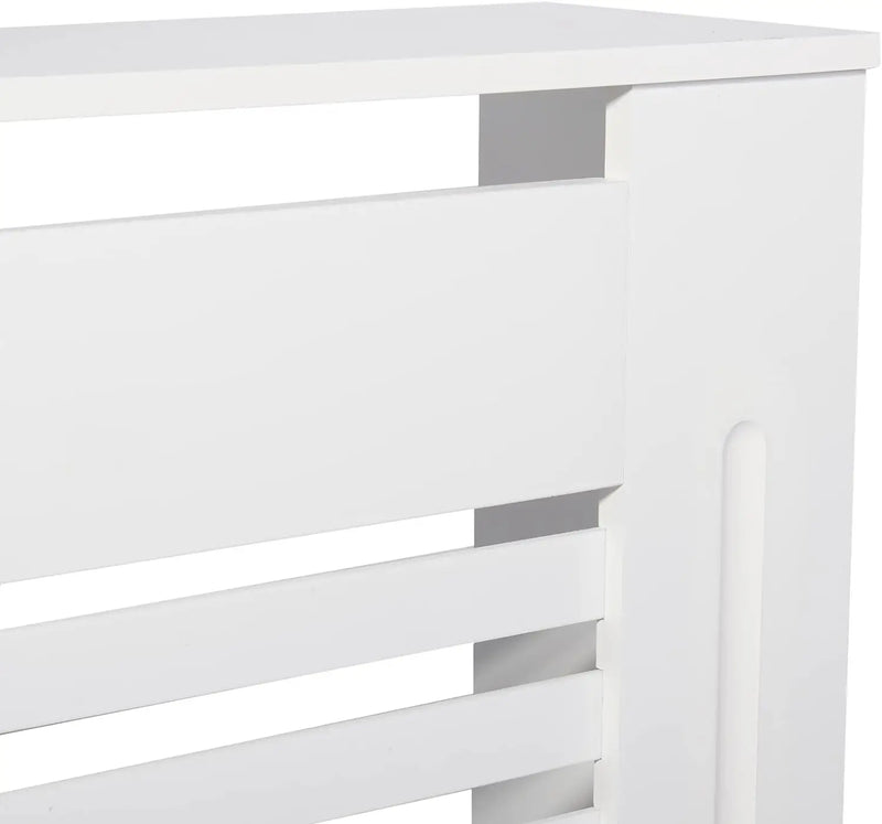 Wood Radiator Cover Modern Tall Radiator Shelf Large Heater Covers Horizontal Slats