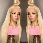 The Nordic Veil | 613 Blonde Bone-Straight HD Lace Wig, 13x4 and 13x6, to 42 Inches