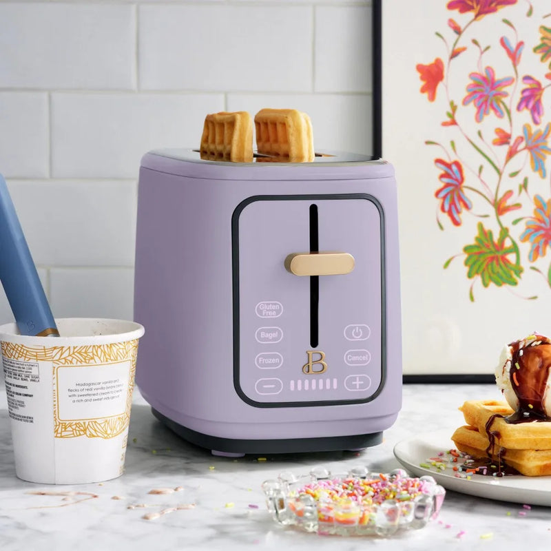 2023 New Beautiful 2 Slice Touchscreen Toaster, Lavender by Drew Barrymore