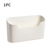 Kitchen Wall-mounted Adhesive Storage Rack Multifunctional Cabinet Door Storage Box Under Sink Drawer Shelf Bathroom Organizer