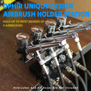 OPHIR Airbrush Holders with 1/8 & 1/8 Splitter for 4pcs of Gravity Airbrush for Model Paint Hobby Craft Cake Painting AC121