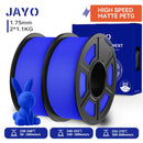 JAYO 2 Rolls 3D High Speed Matte PETG/PETG Filament 1.75mm 600mm/s Print Range High Flow Speedy PETG 3D Printer Filament for 3D