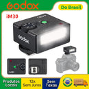 【Do Brasil】Godox iM30 Mini Camera Flash for Canon Fuiji f1-230 Sony zv1 zve10 Ricoh gr3 Nikon Panasonic Olympus Pentax Cameras