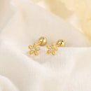 New 925 Silver Needles Minimal Earrings For Women Crystal Zircon Small Huggie Thin Cartilage Earring Girls Piercing Jewelry